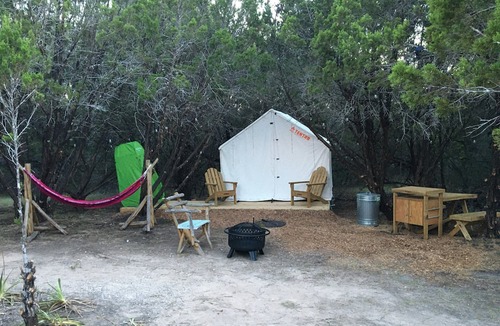 Lampasas RV Rental | Tentrr Signature Site - Cedar Glen Signature Campsite