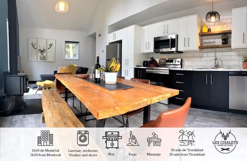 Sainte-Lucie-des-Laurentides House | ☀️ Le2089 - Spa and Beach - Chalets in the north ☀️