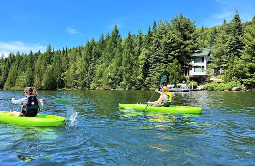 Sainte-Lucie-des-Laurentides Ski Chalet | ☀️ Le2085 - Spa and Beach - Chalets in the north ☀️