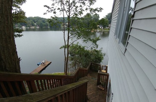 Hopatcong House | Peaceful Lakefront Home in no-wake zone