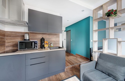 La Demi - Lune Apartment | Studio Chaleureux Avec Parking Gratuit