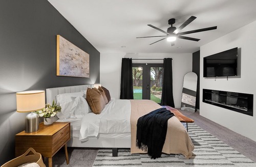 North Dallas House | Modern Preston Hollow Home with Pool & Media Room - Pet friendly