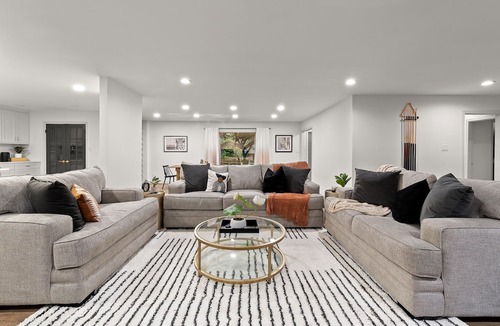 North Dallas House | Modern Preston Hollow Home with Pool & Media Room - Pet friendly