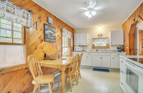 Leeds Cottage | Androscoggin Lakefront Cottage, Boat Dock & Views!