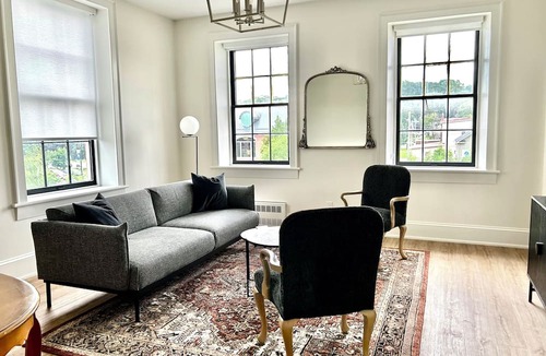 Port Hope Apartment | Boutique hotel suite in downtown Port Hope. On the Ganaraska River.