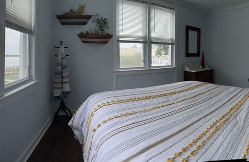 Somers Point Apartment | Bay View from your BED! Dog friendly and parking!