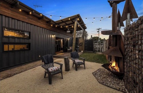 St Leonards Cabin | A quirky yet functional 40ft shipping container.