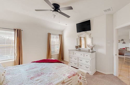 Crowley House | Delightful dog-friendly retreat with pool, firepit, & peaceful yard
