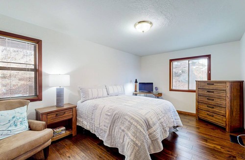 Crystal Bay House | Treetop hideaway in Incline/Crystal Bay with game room & lake-view loft & decks