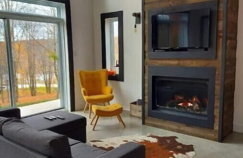 St-Ferdinand Ski Chalet | Chalet en Forêt Avec Plage