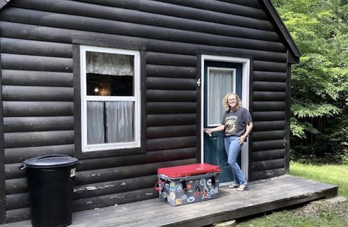The Forks Cabin | Cabin fully equipped, trails on site, centrally located, snowmobiling, rafting