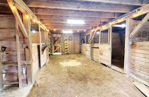 Hebron House | Rustic barn on remote 12 acre property. Private, scenic, pet friendly, bathroom