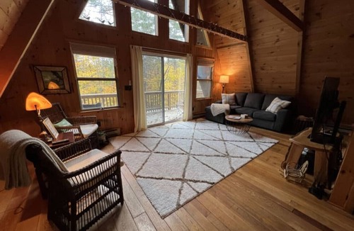 Jay Ski Chalet | Cozy 2 BDRM A-Frame Nestled in Ausable Acres