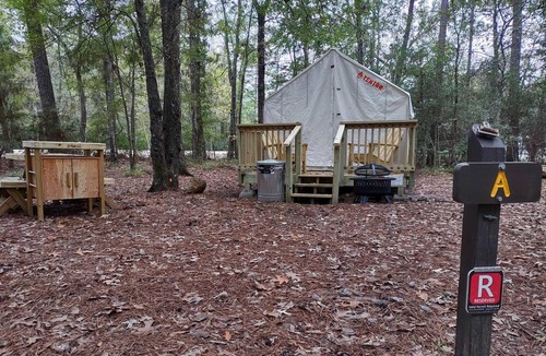 West Livingston RV Rental | Tentrr State Park Site - Texas Lake Livingston State Park - Site A - Single Camp