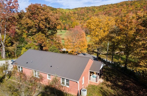 Balsam Grove House | Trail-Ready Retreat near Waterfalls w/Hot Tub