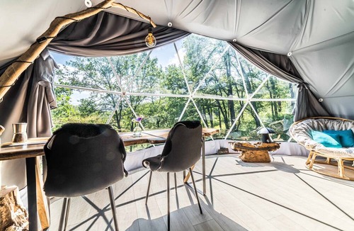 La Dornac Ski Chalet | "Clair de Lune" – Luxury Dome 40 m² – Jacuzzi