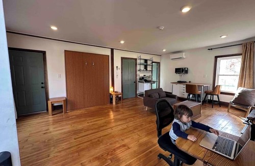 Trumansburg Apartment | Heart of the Village: Organic Black Walnut Studio