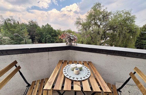 Tlalpan Apartment | Loft Sol & Terraza full of natural light 15mins from Banorte Stadium!