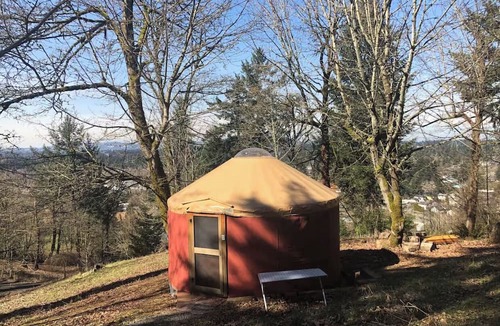 Powellhurst-Gilbert House | Meadow Yurt on Farm with panoramic views