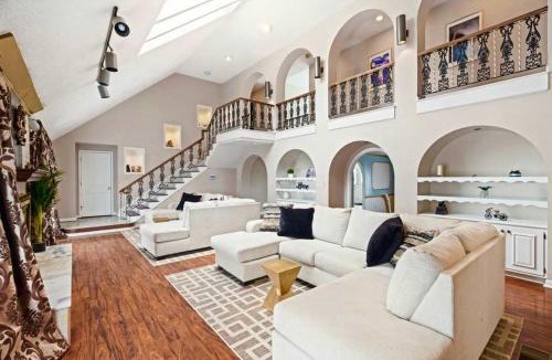 Andover House | Gated Mansion - Basketball Court Movie Theater Views