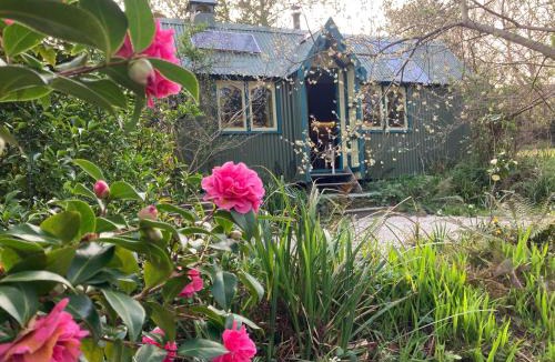 Bude Cabin | Enchanting Hand Painted Tabernacle with Hot Tub