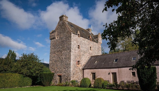 Cosy castle in the Ettrick Forest. Luxury self-catering accommodation for ten.