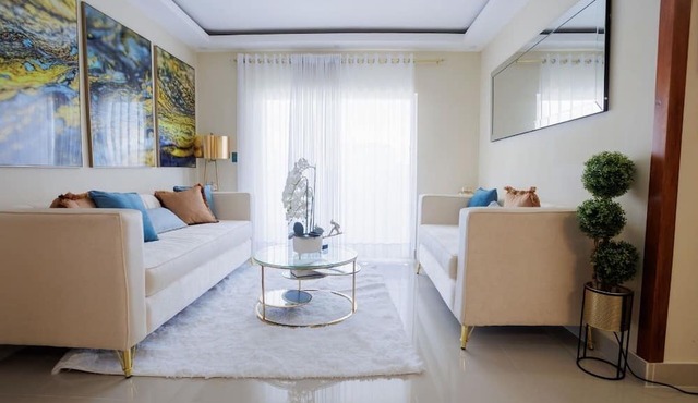 Lovely 3-bedroom apartment in San Francisco de Macorís with AC, WiFi