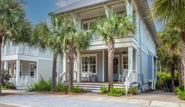Mar y Arena, Seacrest stunner on nature trail; walk to Rosemary Beach. 4 bikes