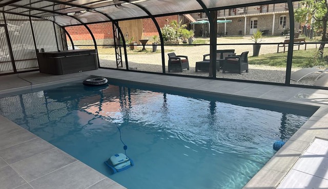 Le domaine du Lavoir - Studio PISA sleeps 5-jacuzzi from April to October