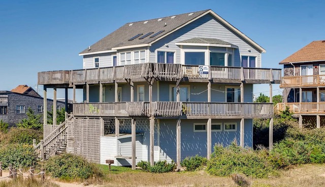 Enjoy CHAMPAGNE VIEWS for in this OCEANFRONT home in Waves
