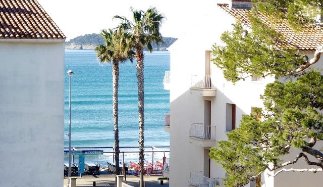 T2 50 m, air-conditioned, with garage in a small quiet property.