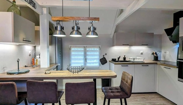 Wooden house in the middle of nature