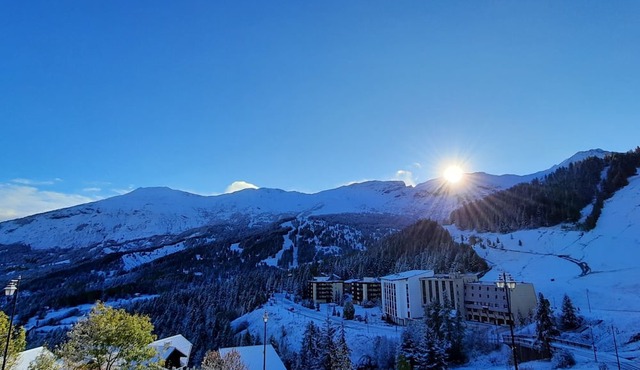 Studio 4p - magnificent view - at the foot of the slopes