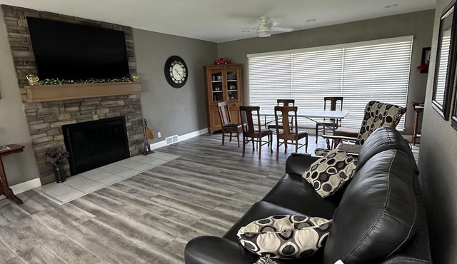 4-bedroom home located in Greene with views of the Shell Rock river