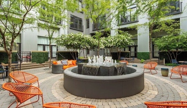 . A breathe taking view of the Gulch. Apartment is located on top of Bar Louis