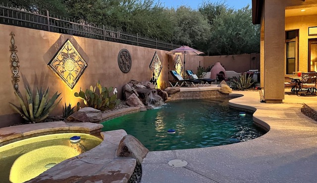 Pam and Glyn's Las Sendas Retreat. Furnished home with 31 night minimum rental
