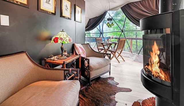 Welcome to the Domes at Catskills, a lakefront glamping adventure for adults.
