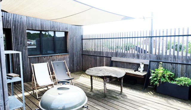 Photographer loft & terrace in Parisian Brooklyn, 30 mns from the heart of Paris