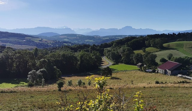 House with splendid views of Mont Blanc and the Alps