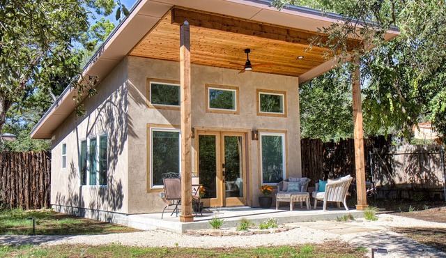 Serene studio nestled in nature