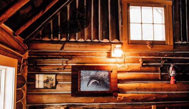 Private cabin with all meals and access to our private lake included!