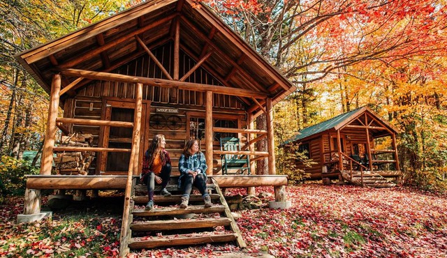 Private cabin with all meals and access to our private lake included!