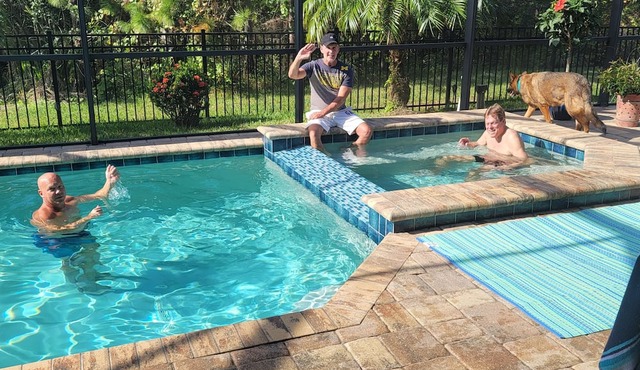 Right in the center of beaches in every direction. Besutiful walking trails