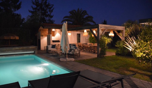 Capbreton (40) - Charming contemporary villa - beach 300m- heated pool