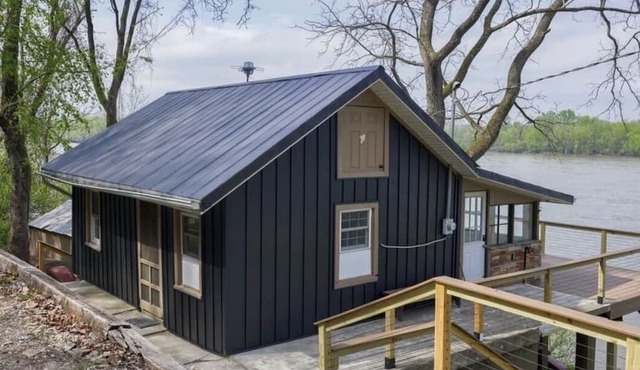 Farmhouse Riverfront Retreat
