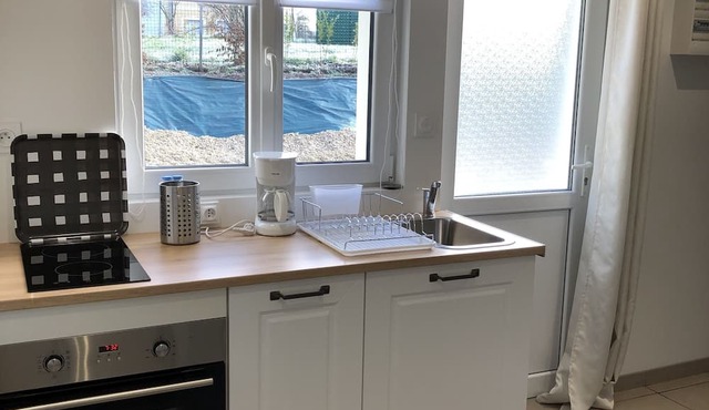 Chez Marthe. Plain Pied de 25 m2 Tout Confort sur Terrain Clos, à la Campagne