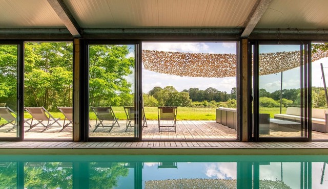 Maison de Campagne Avec Piscine Intérieure