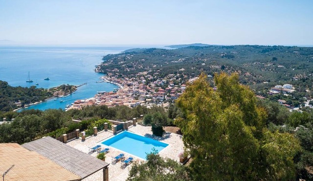 Charming Paxos Villa | 2 Bedrooms | Villa Raijin | Breathtaking Sea/Gaios Views and Private Pool | Loggos