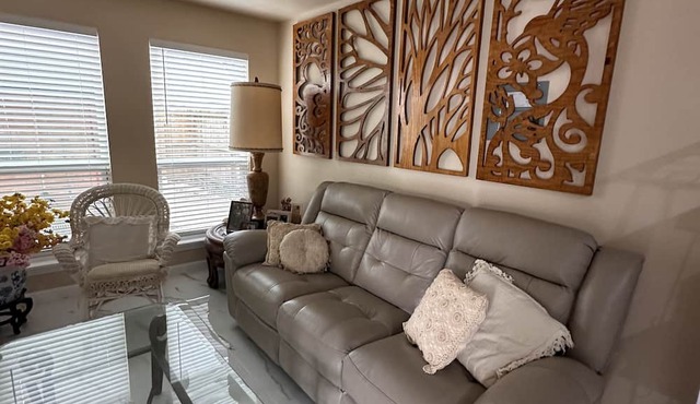 Cozy vintage Guesthouse in the middle of Houston, equipped kitchen included!