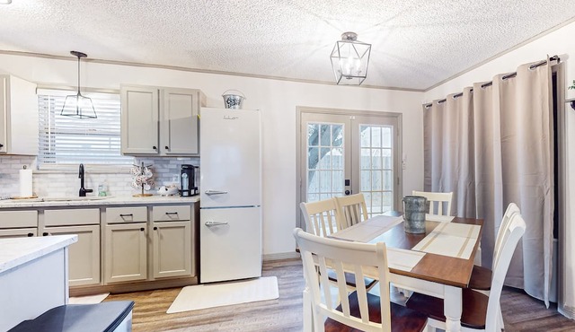 Recently renovated dog-friendly home with enclosed backyard, streaming, patio